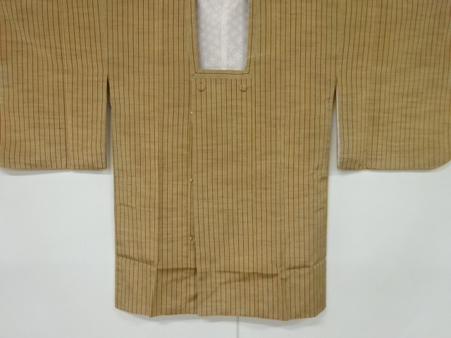 縞模様織り出し道行コート